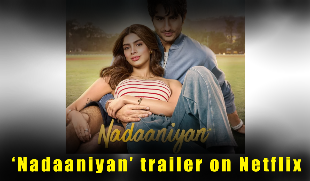 Nadaaniyan trailer on Netflix